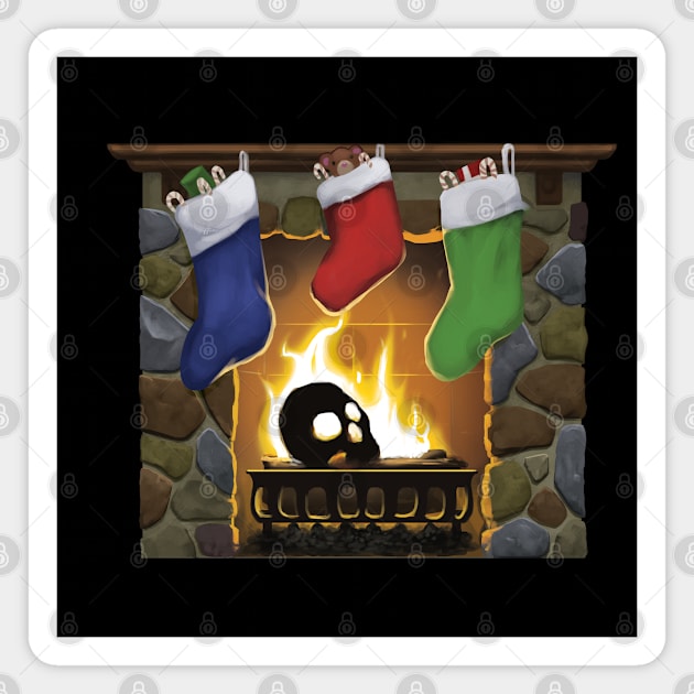 Horror Hearth Magnet by ChurchOfRobot